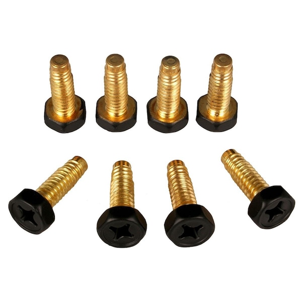 Aquascapepro Mat Brass Screw Set .25-20 x .75 in. - 8 Per Bag 30078 - main